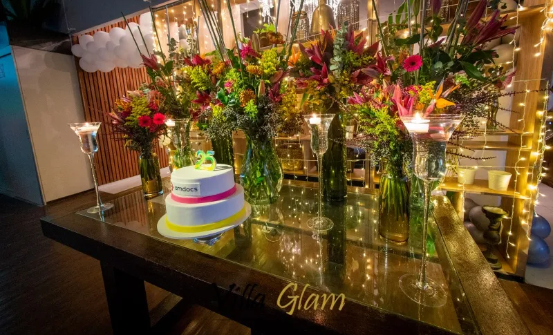 Decoração para festa corporativa em Moema